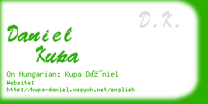 daniel kupa business card